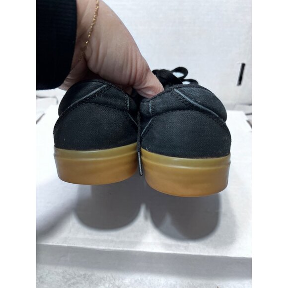 Nike SB Canvas skateboarding Sneakers Mens Size 7.5 Black & Gum Sole - Picture 5 of 6